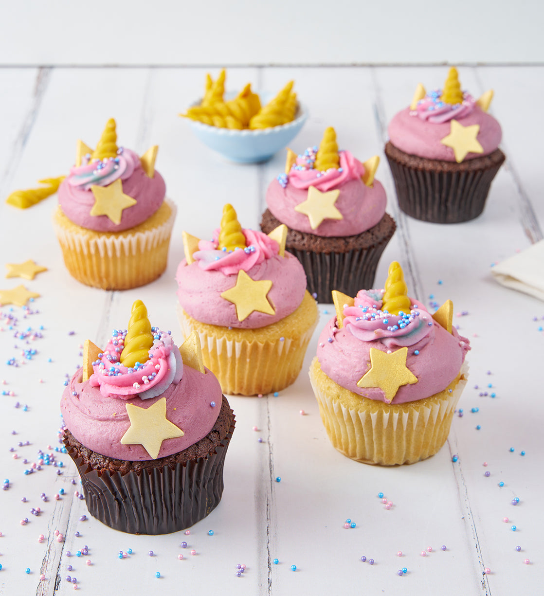 Unicorn Cupcake Box