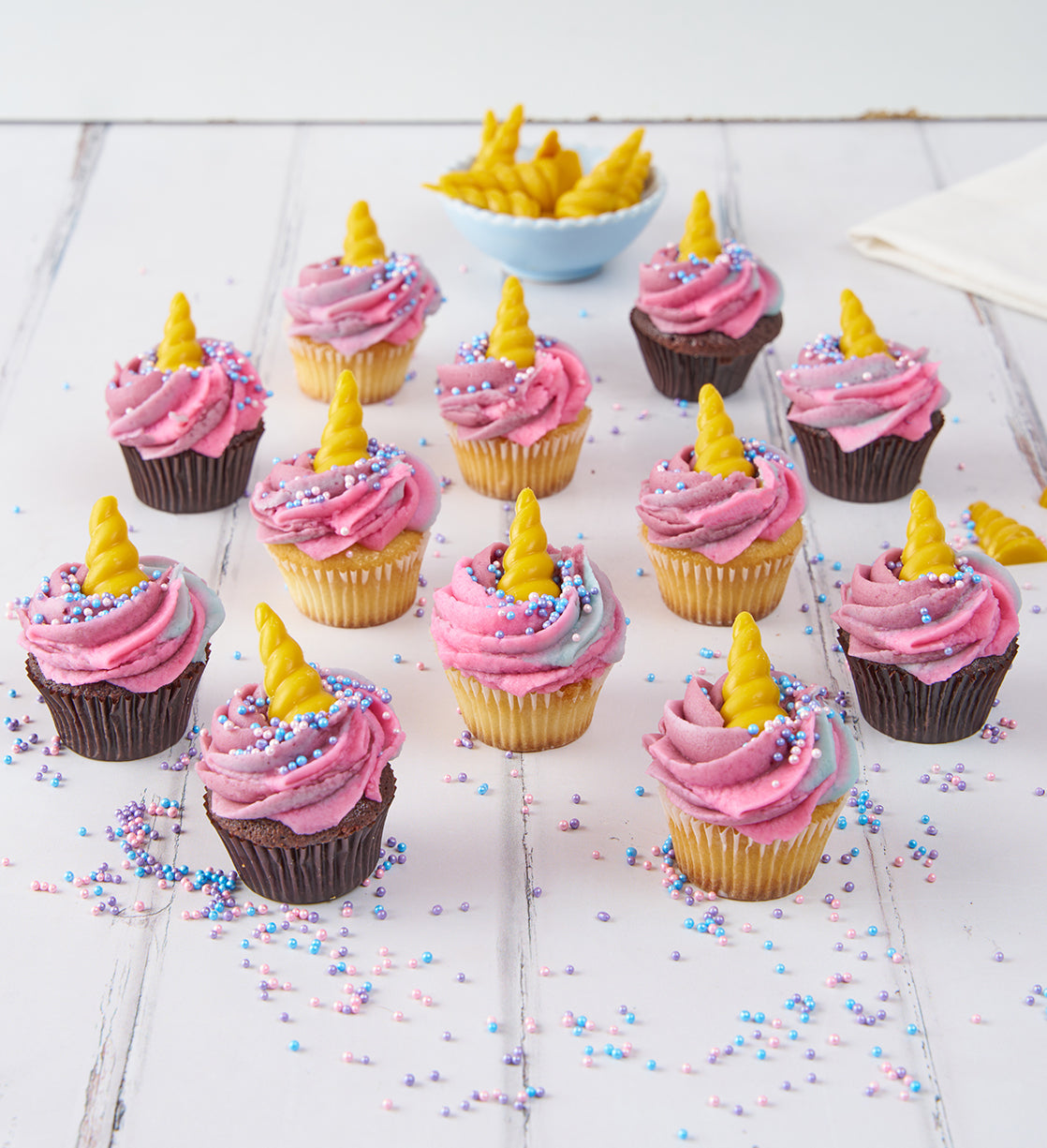 Unicorn Mini Cupcake Box