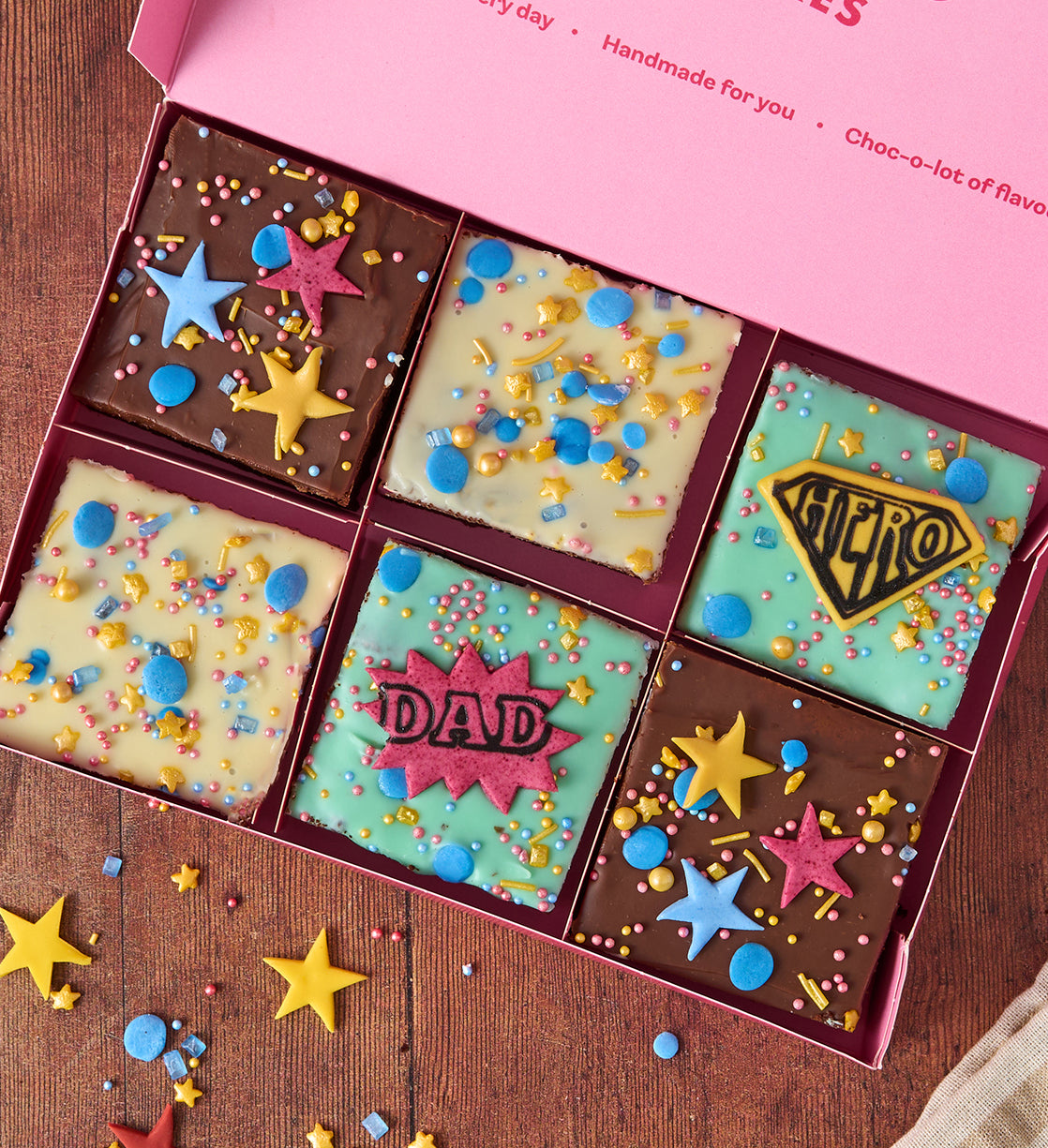 Father's Day Brownie Box