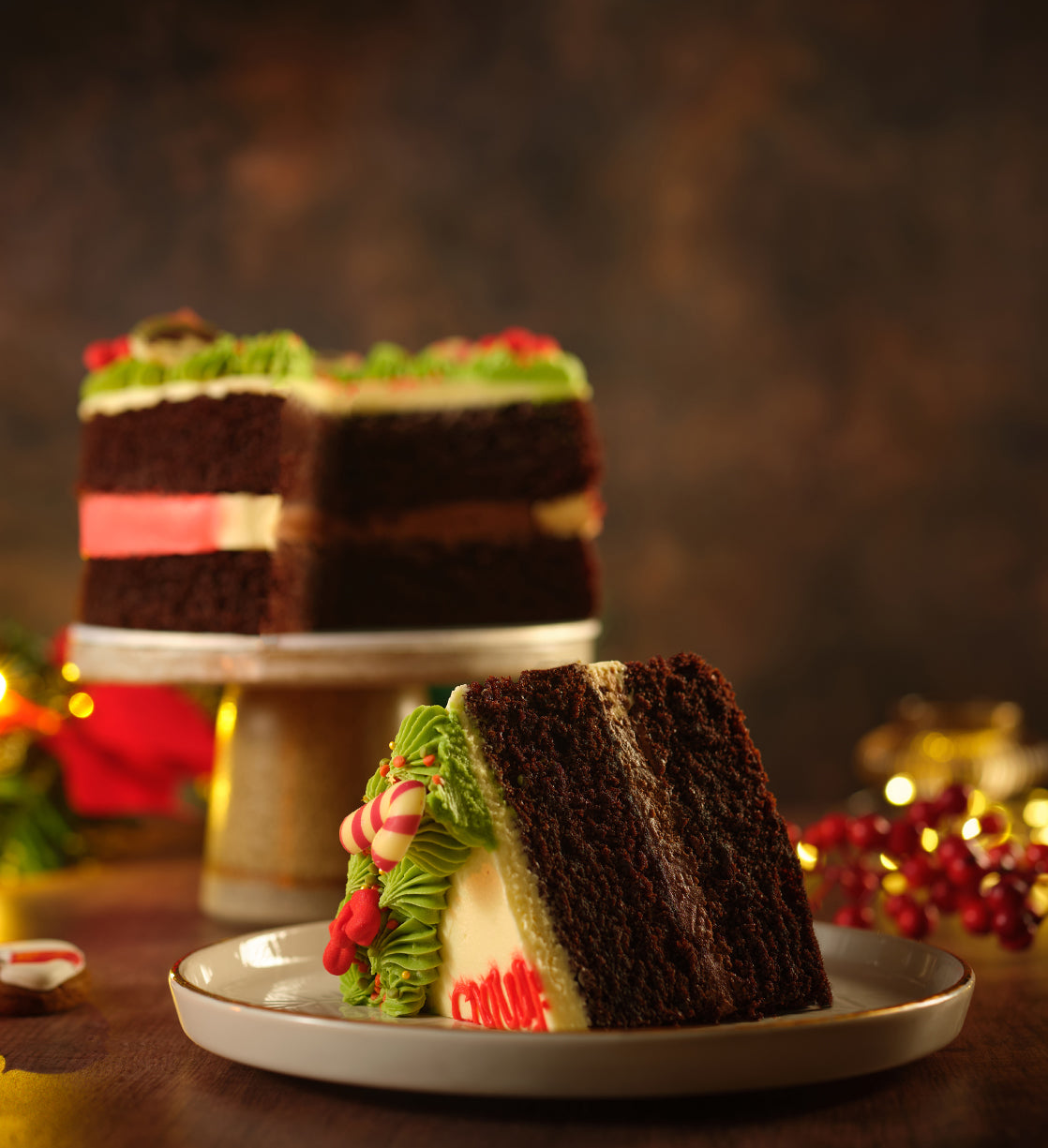 Nationwide Christmas Wreath Cake