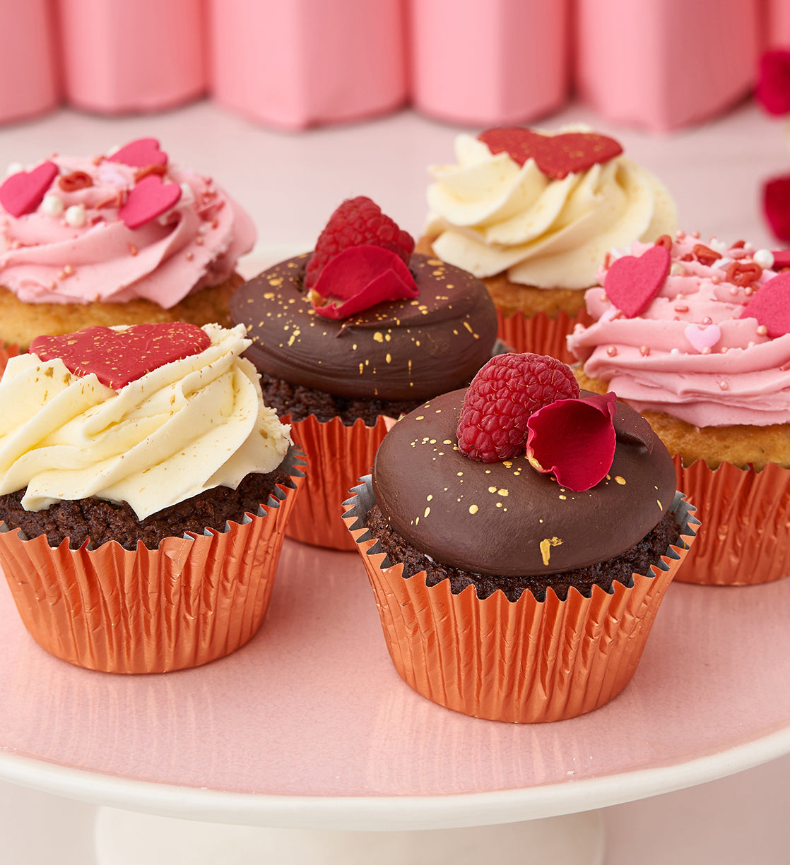 Free From Valentine's Cupcake Box