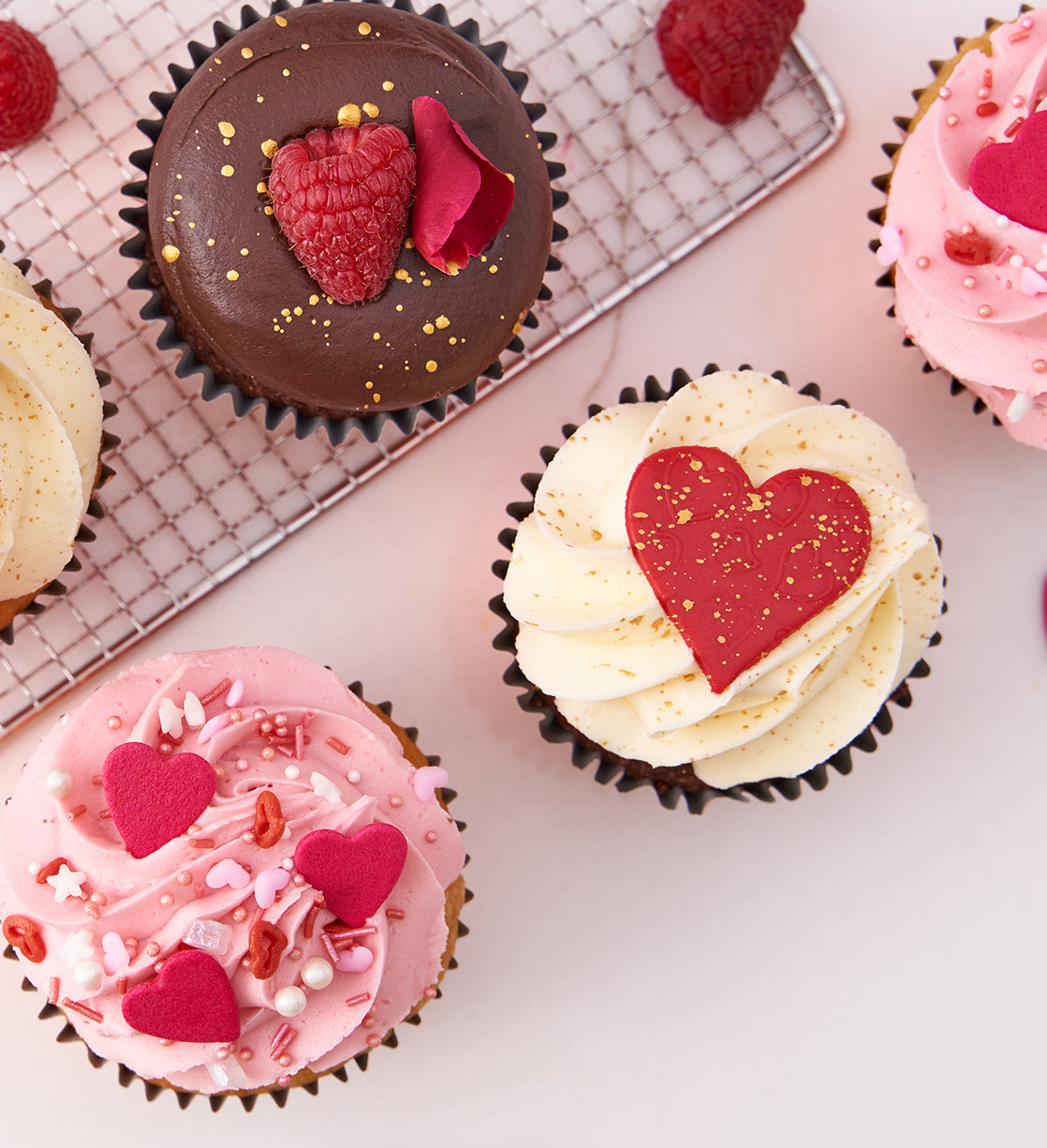 Free From Valentine's Cupcake Box