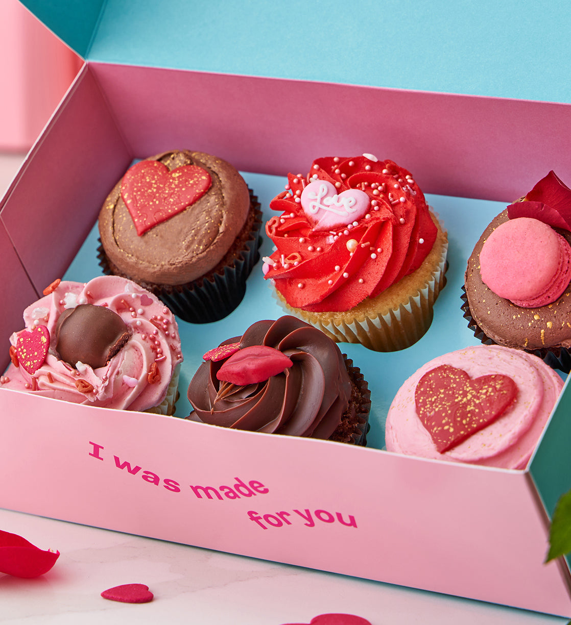 Valentine's Cupcake Box
