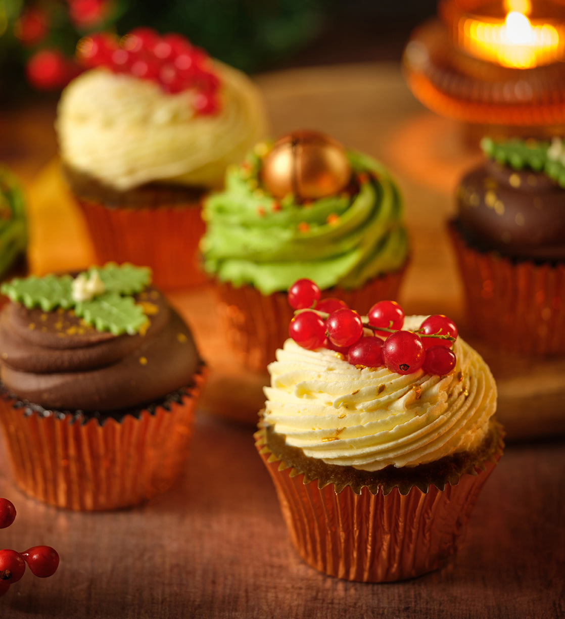 The Holly Jolly Cupcake Collection