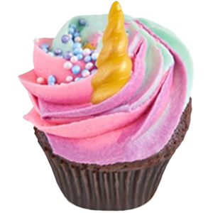 Unicorn Chocolate Mini Cupcake