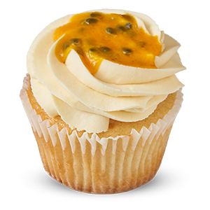 Passionfruit and Mango Cupcake