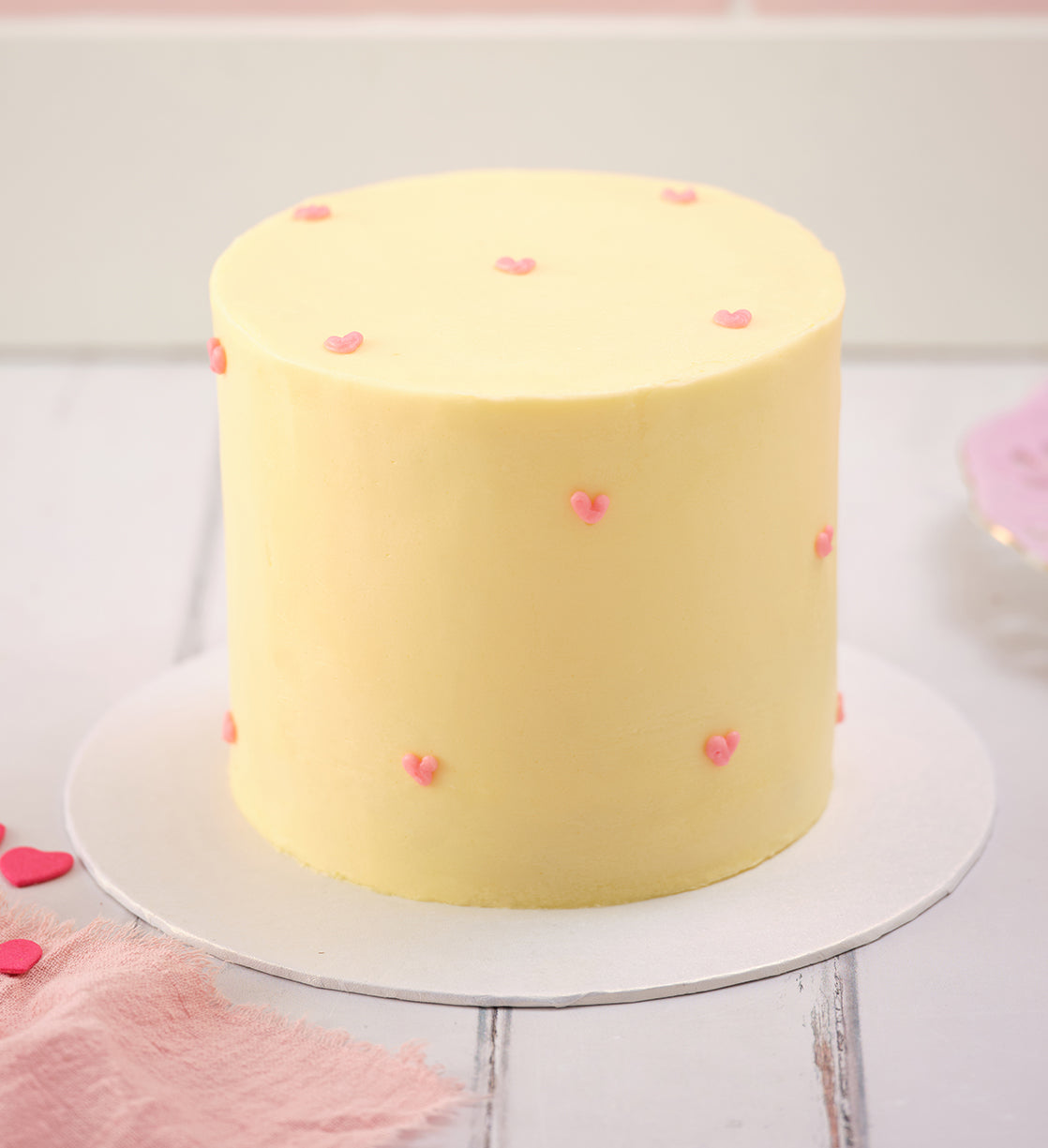 Hearts Doodle Cake