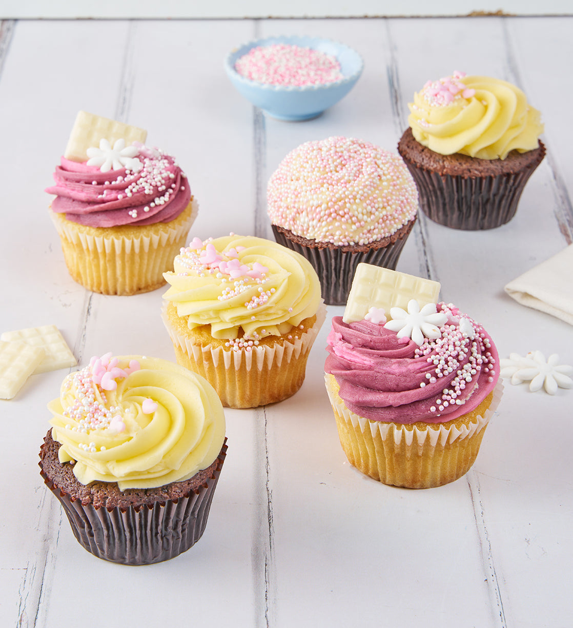 Pink Cupcake Box