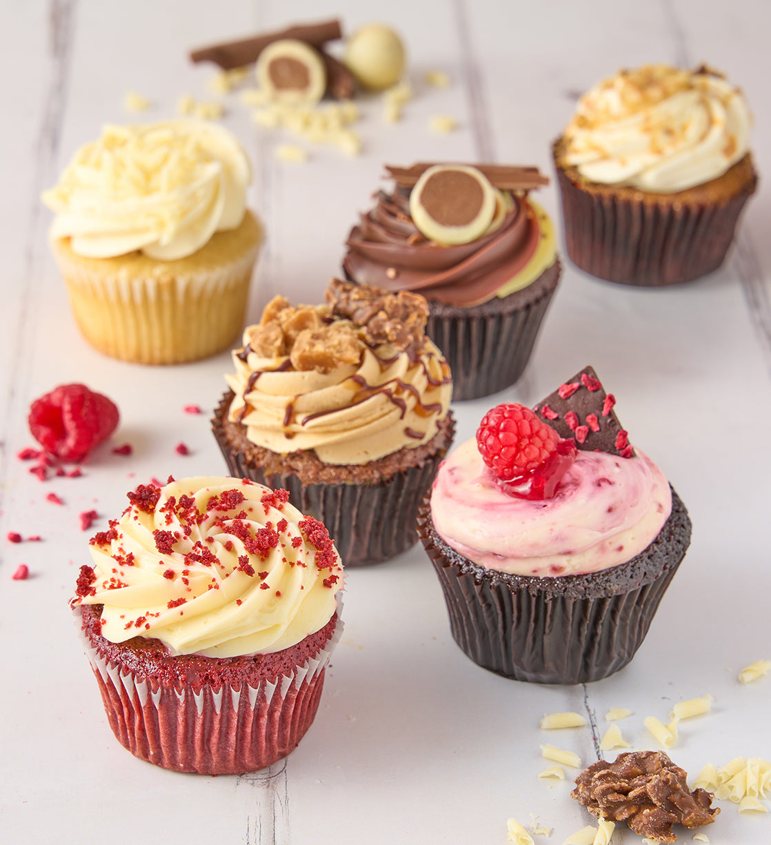 Wholesale Assorted Classics Cupcake Box