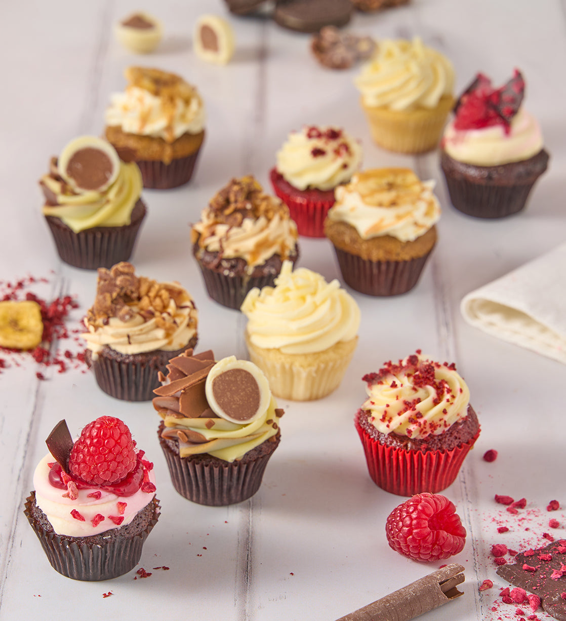 Wholesale Assorted Classics Mini Cupcake Box