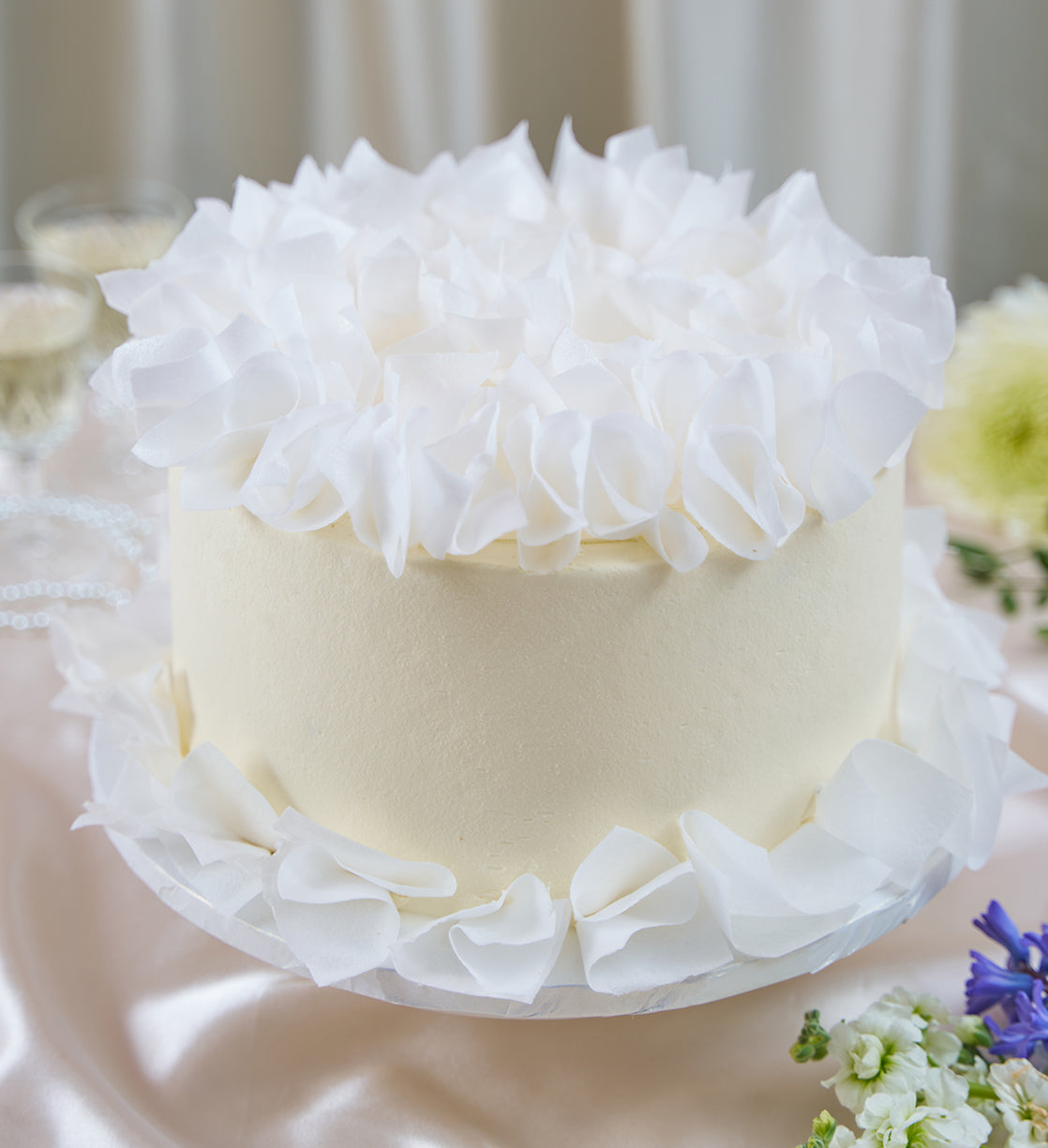 Ivory Silk Cake