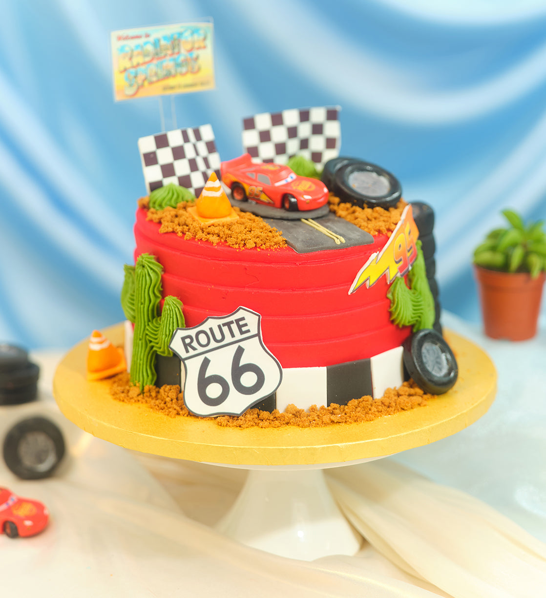 Disney Cars Themed Cake